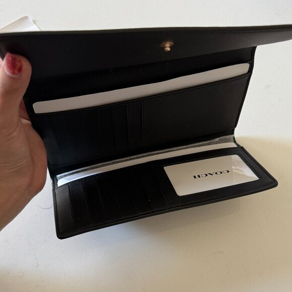 Slim Trifold Wallet In Signature Canvas - Picture 5 of 5